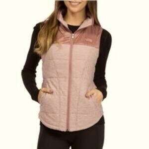 The North Face Women's Psuedio Dusty Pink Quilted Vest M